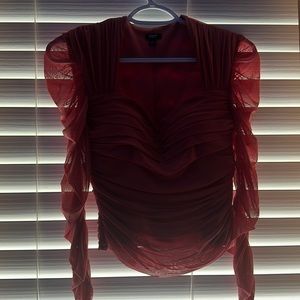 Express size small tulle top